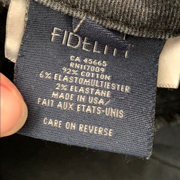 Dark grey zippered skinny jeans - Picture 5 of 6